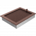Каминная решетка Kratki медная с жалюзи 22x30