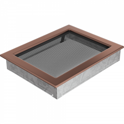 Камінна решітка Kratki мідь гальванічна 22x30