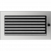 Каминная решетка Kratki шлифованная с жалюзи 17x30