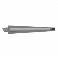 Камінна решітка Kratki LUFT біла 6x100