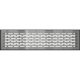 Каминная решетка Kratki FLOOR шлифованная 9x40