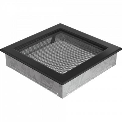 Каминная решетка Kratki черная 22x22