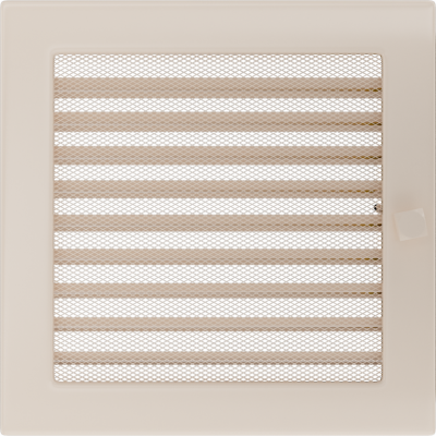 Каминная решетка Kratki кремовая с жалюзи 22x22