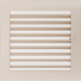 Каминная решетка Kratki кремовая с жалюзи 22x22