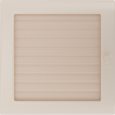 Каминная решетка Kratki кремовая с жалюзи 22x22