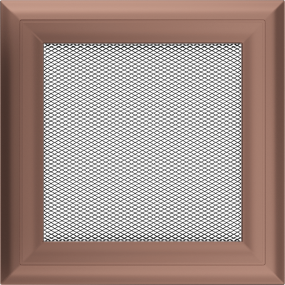 Камінна решітка Kratki Oskar мідна 17x17