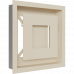 Каминная решетка Kratki WIND кремовая 22x22