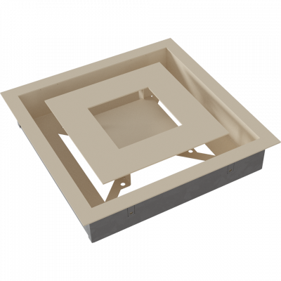 Каминная решетка Kratki WIND кремовая 22x22