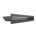 Каминная решетка Kratki LUFT графитовая 6x40