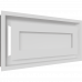 Камінна решітка Kratki WIND біла 22x45