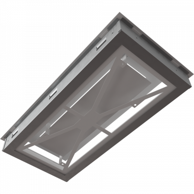 Камінна решітка Kratki WIND біла 22x45