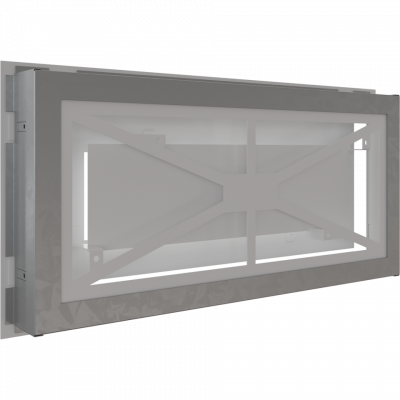 Камінна решітка Kratki WIND біла 22x45