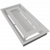 Камінна решітка Kratki WIND біла 22x45