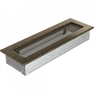 Каминная решетка Kratki черно-золотая 11x32