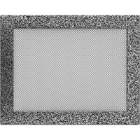 Каминная решетка Kratki черно-серебряная 22x30