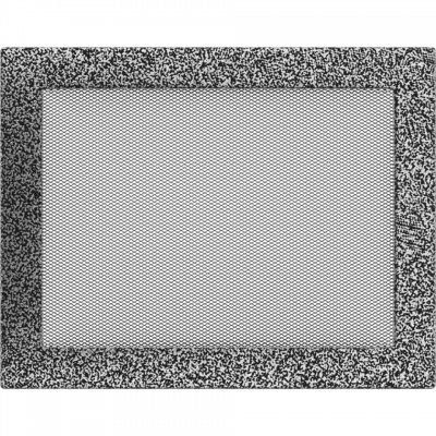 Каминная решетка Kratki черно-серебряная 22x30