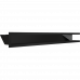 Каминная решетка Kratki LUFT угловой левый черный 80x40x9