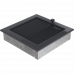Каминная решетка Kratki графитовая с жалюзи 22x22