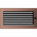 Каминная решетка Kratki медь гальваническая с жалюзи 17x30