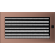 Каминная решетка Kratki медь гальваническая с жалюзи 17x30