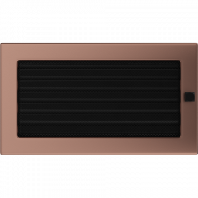 Каминная решетка Kratki медь гальваническая с жалюзи 17x30