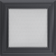 Каминная решетка Kratki Oskar графитовая 17x17