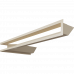 Каминная решетка Kratki LUFT угловой правый кремовий 40x80x9