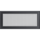 Камінна решітка Kratki Oskar графітова 17x37