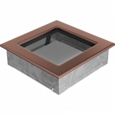 Каминная решетка Kratki медь гальваническая 17x17