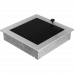Каминная решетка Kratki шлифованная с жалюзи 22x22