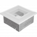 Каминная решетка Kratki Oskar белая 11x11