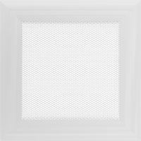 Камінна решітка Kratki Oskar біла 17x17