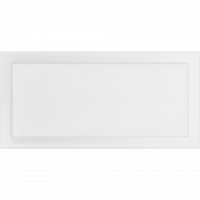 Камінна решітка Kratki біла 22x45