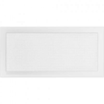 Камінна решітка Kratki біла 22x45