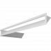 Каминная решетка Kratki LUFT SF угловой правый белый 40x80x9