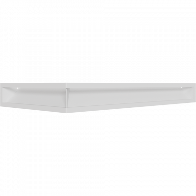 Каминная решетка Kratki LUFT SF угловой правый белый 40x80x9