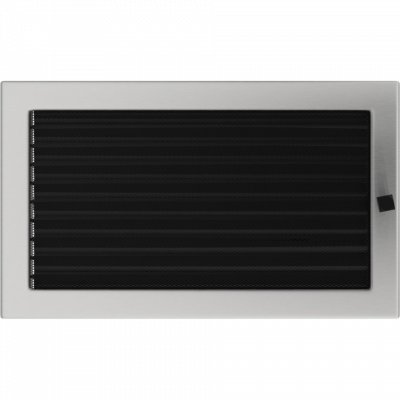 Камінна решітка Kratki шліфована з жалюзями 22x37