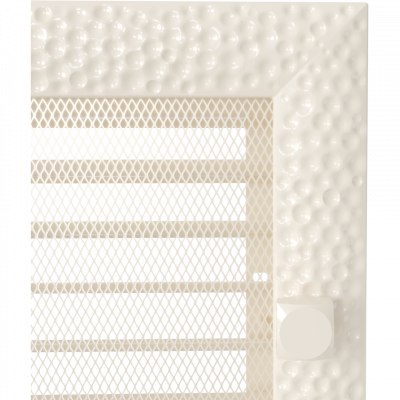 Каминная решетка Kratki Venus кремовая с жалюзи 17x30