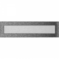 Каминная решетка Kratki черно-серебряная 11x42
