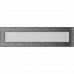 Каминная решетка Kratki черно-серебряная 11x42