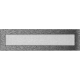 Каминная решетка Kratki черно-серебряная 11x42