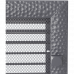 Камінна решітка Kratki Venus графітова з жалюзями 22x30