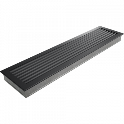 Каминная решетка Kratki FRESH графитовая 17x70