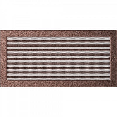 Каминная решетка Kratki медная с жалюзи 22x45