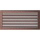 Каминная решетка Kratki медная с жалюзи 22x45