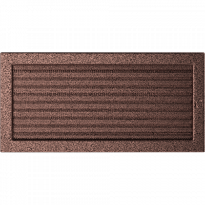 Каминная решетка Kratki медная с жалюзи 22x45