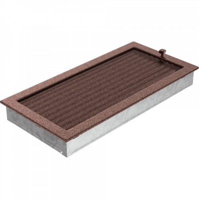 Каминная решетка Kratki медная с жалюзи 22x45