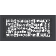 Каминная решетка Kratki ABC графитовая 17x37