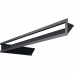 Каминная решетка Kratki LUFT SF угловой правый графитовый 40x80x9