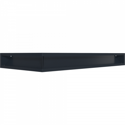 Каминная решетка Kratki LUFT SF угловой правый графитовый 40x80x9